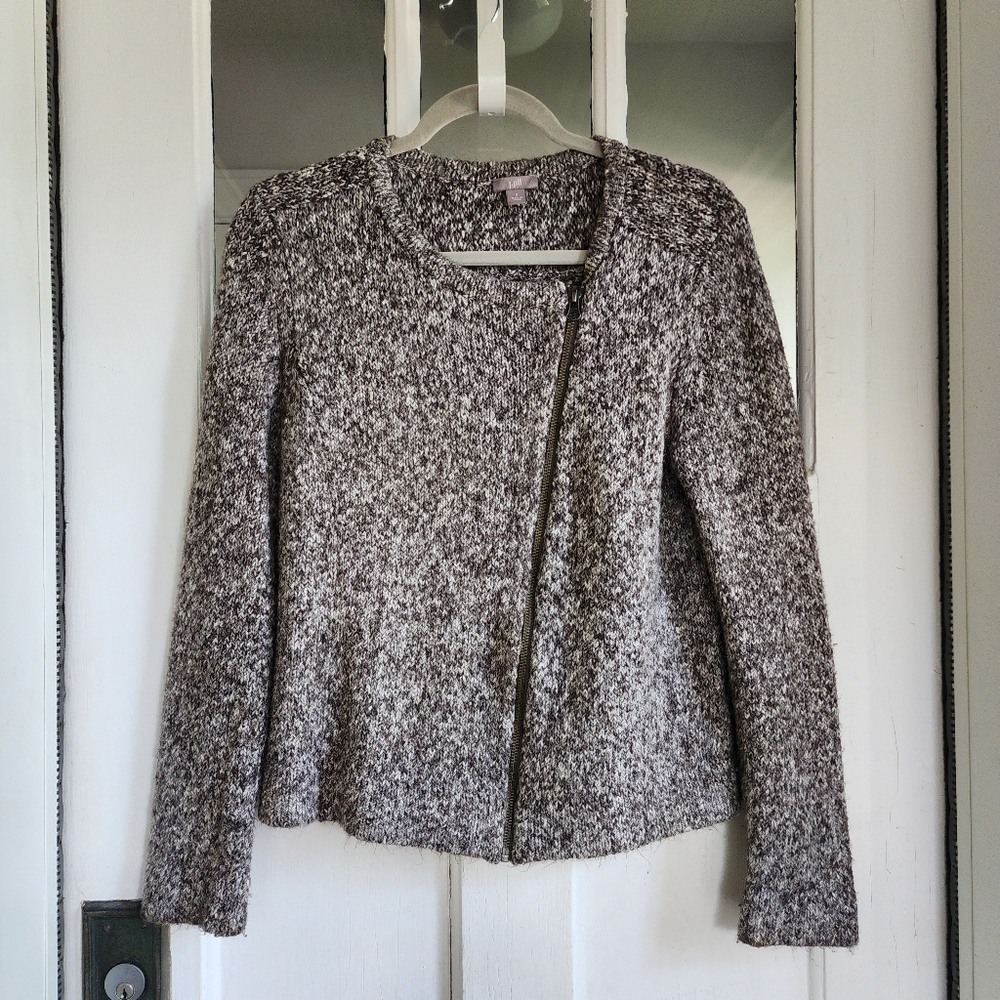 J. Jill Zip-Up Cardigan Sweater